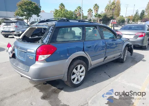 2008 Subaru Outback 2.5I Limited/2.5I Limited L.l. Bean Edition from USA, damaged, VIN 4S4BP62C187345065
